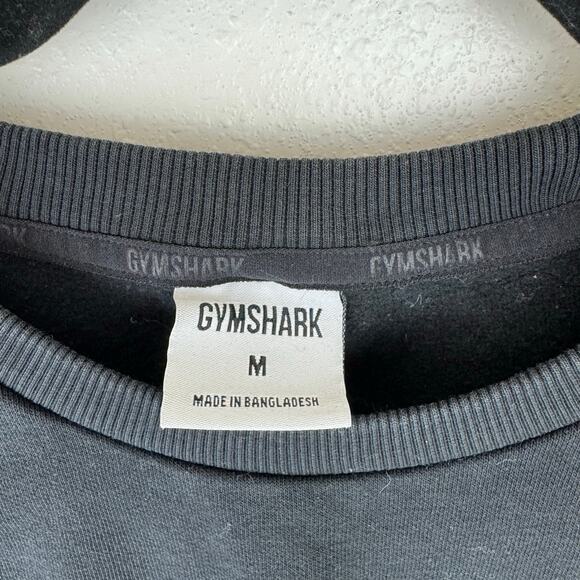 Gymshark Black Pullover Sweatshirt Sz Medium - Picture 5 of 9